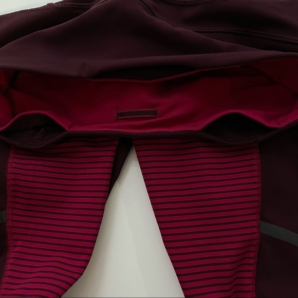 ❤️ LULULEMON 4 Red Cropped Leggings B11 - Picture 7 of 8